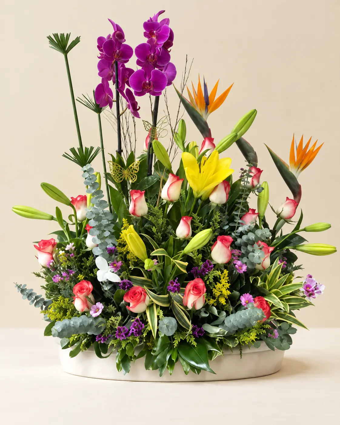 Tropical con Orquídeas