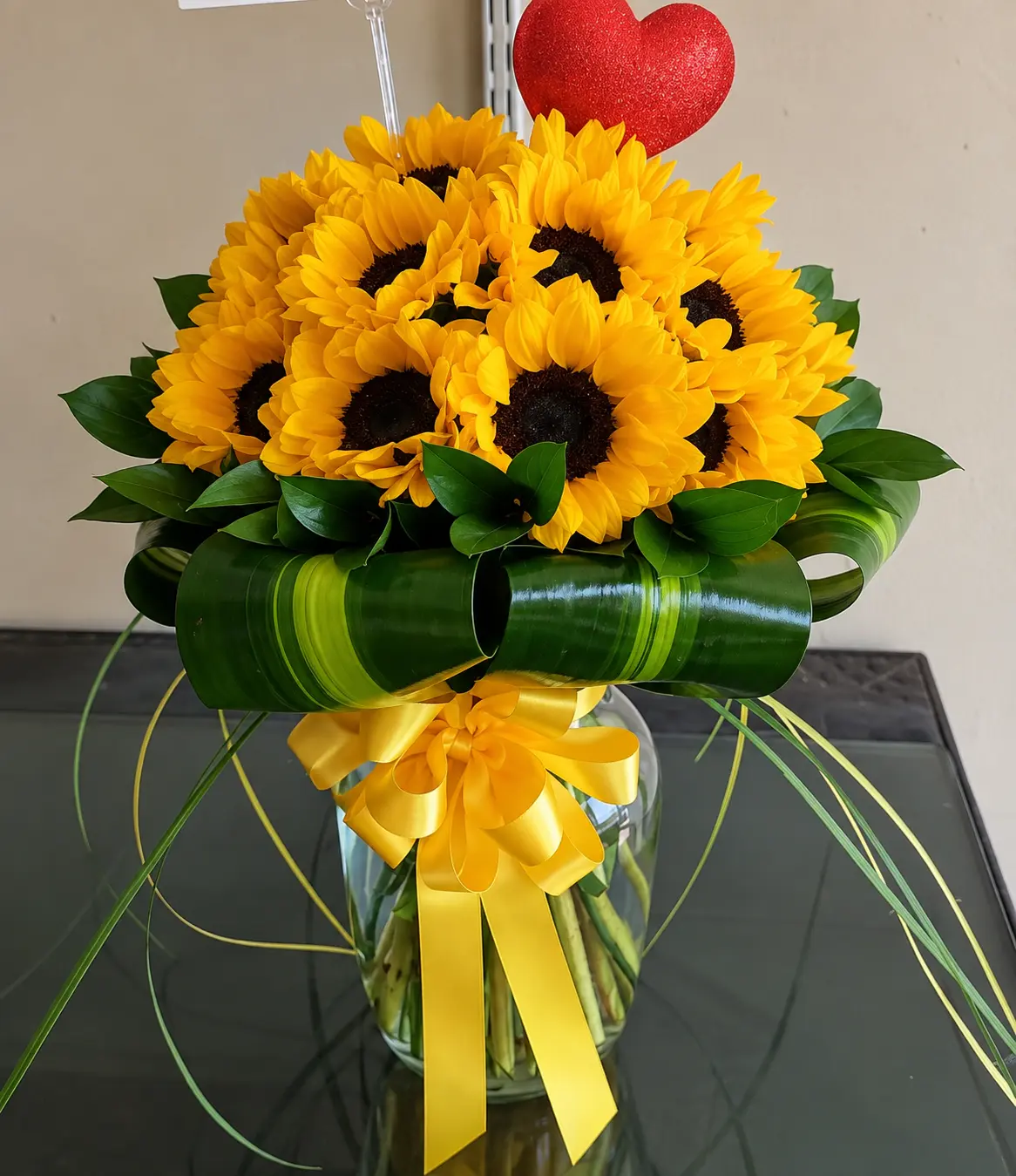 Girasoles con Corazón