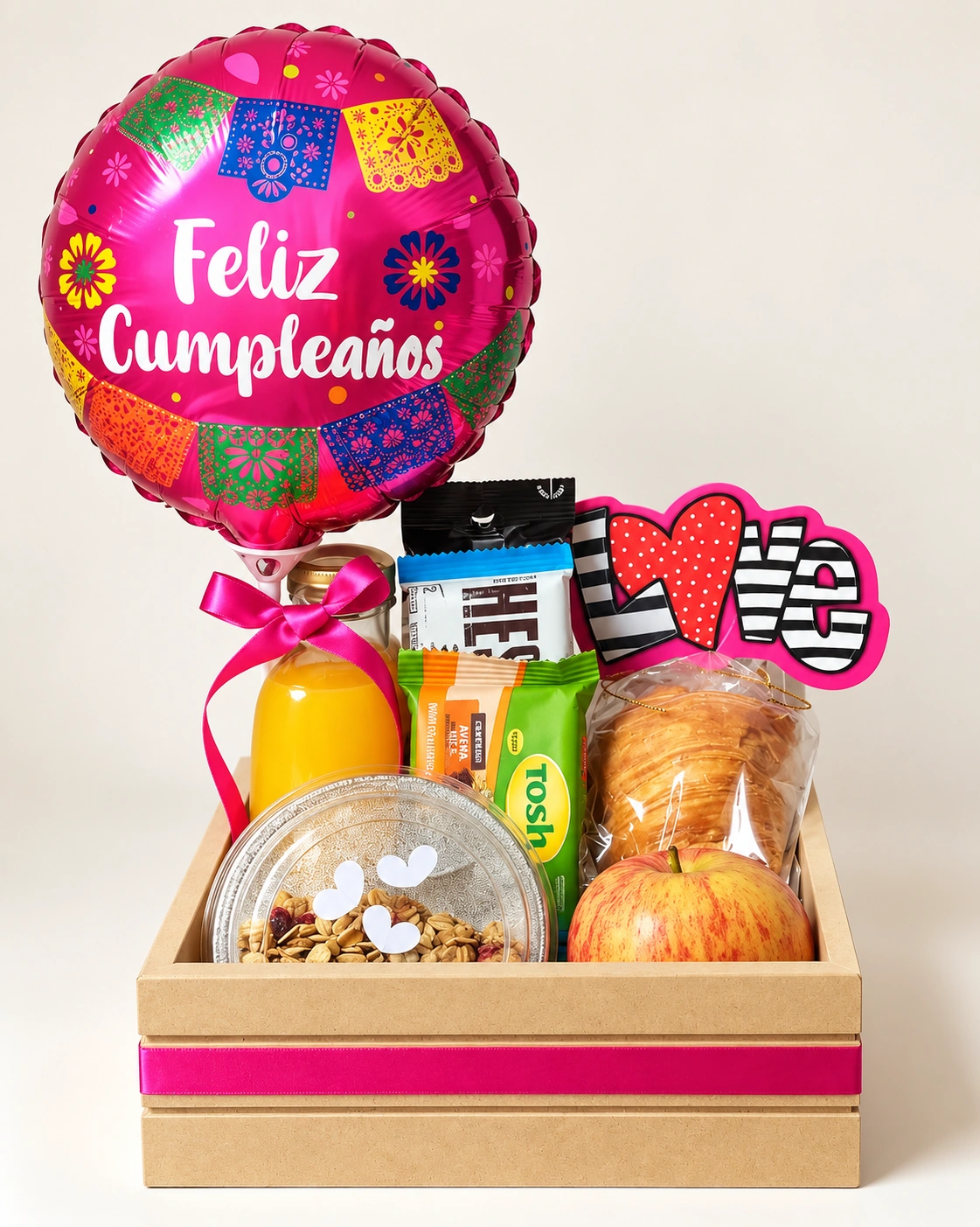 Desayuno Fiesta Fucsia